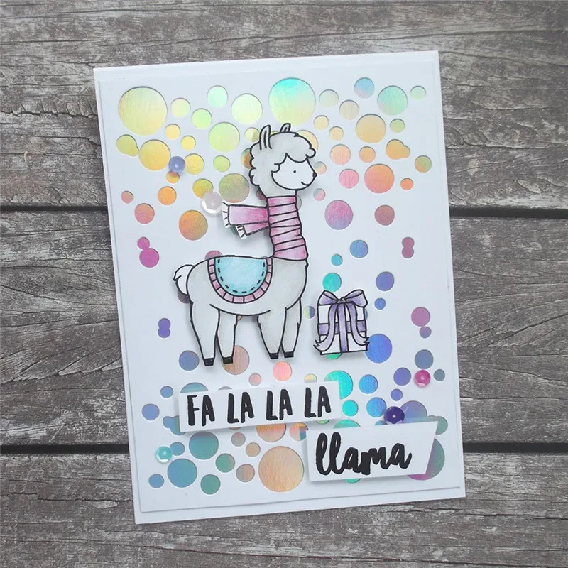 Eastshape падающие круги фон металлическая резка Скрапбукинг снег для альбома