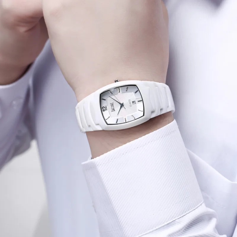 DALISHI Лидирующий бренд для мужчин часы Простой прямоугольник циферблат мужской