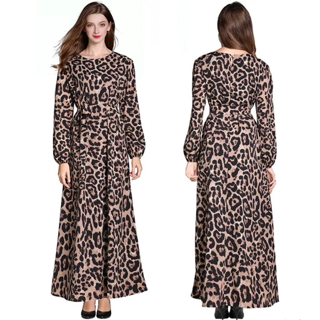 Мусульманская абайя Женская свободная одежда мусульманская однотонная