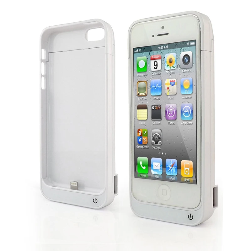 Аккумулятор для iPhone 5, 5S, 5C, SE, чехол для зарядного устройства, чехол для внешнего аккумулятора, резервный внешний аккумулятор, 4200 мА/ч