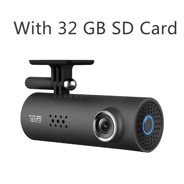 with 32g card Оригинальная Xiaomi 70 Minutes Smart WiFi Wrieless 1080P Dash Автомобильная камера 130 градусов рекордер вождения sony IMX323 сенсорная автомобильная камера - Цвет: with 32g card