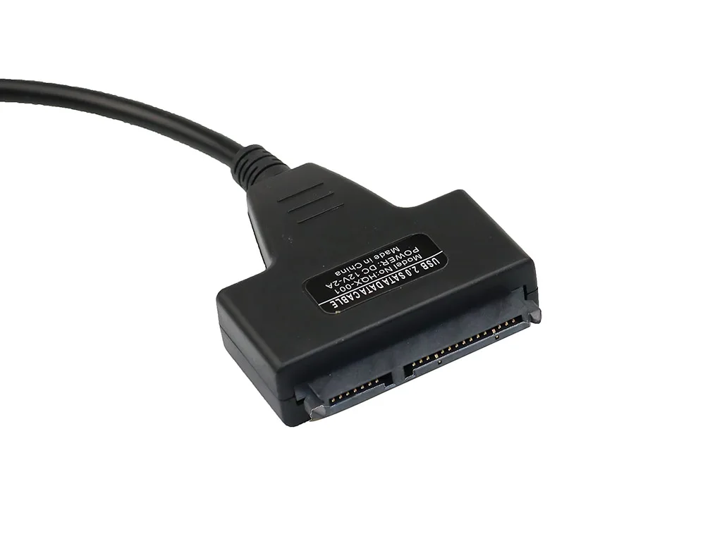 Кабель адаптер USB 2 0 для жесткого диска 5 дюйма SATA 7 + 15 Pin|Компьютерные кабели и