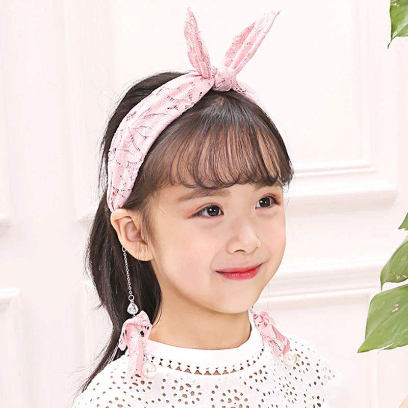 Милый кролик с принтом простая атмосферная тиара на ленте модная повязка для