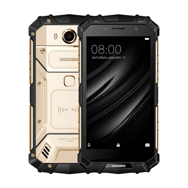 DOOGEE S60 IP68 Водонепроницаемый 4G смартфон Helio P25 Octa Core 6 Гб 64 Гб 5," Android 7,0 5580 мА/ч, 21.0MP Беспроводной Быстрая зарядка для мобильного телефона