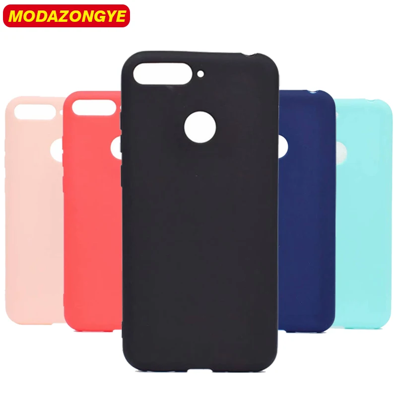 Huawei Y7 Prime 2018 Case Silicone Soft TPU Back Cover Phone LDN-L21 LDN-LX2 Y7Prime | Мобильные телефоны и аксессуары