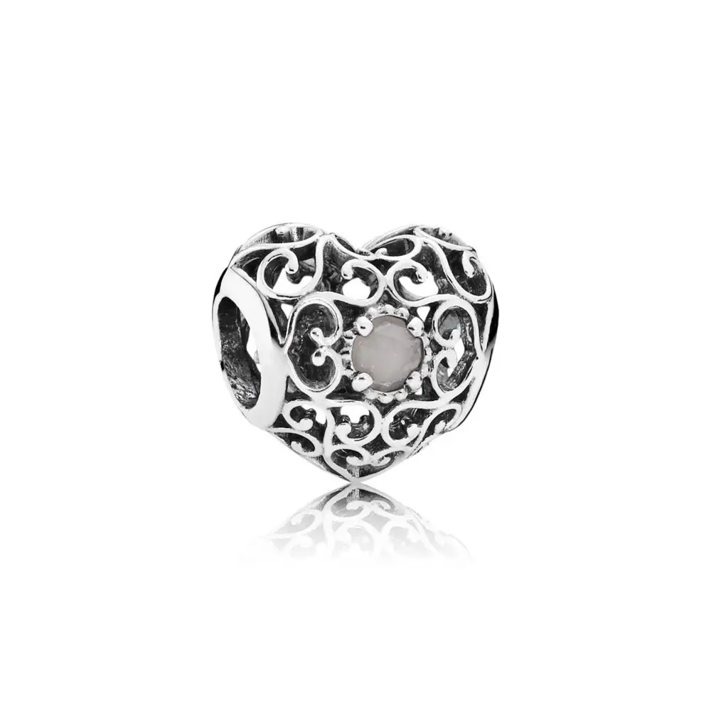 Diy серебряные бисерные Подвески модные Двенадцать месяцев хрустальные бусины для Для женщин браслет подвес Пандора и браслет - Окраска металла: 6