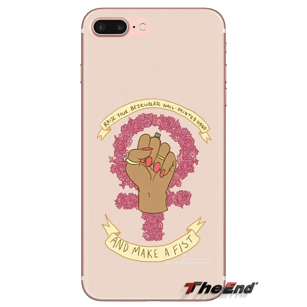 Эстетика Минимальная девушка мощность феминистский ТПУ чехол для Xiaomi Mi3 Samsung A10 A30