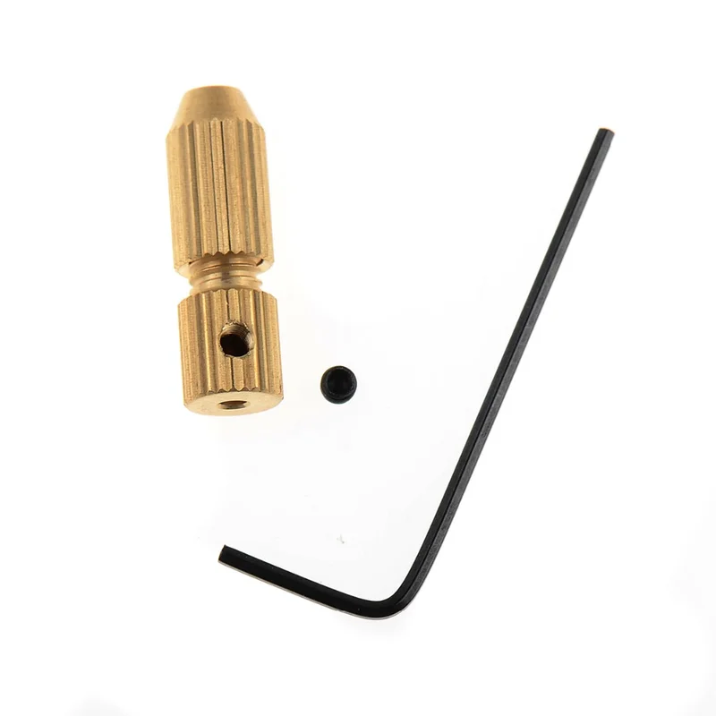 Сверлильный патрон меди зажим Micro Сверла по металлу приспособление латунь