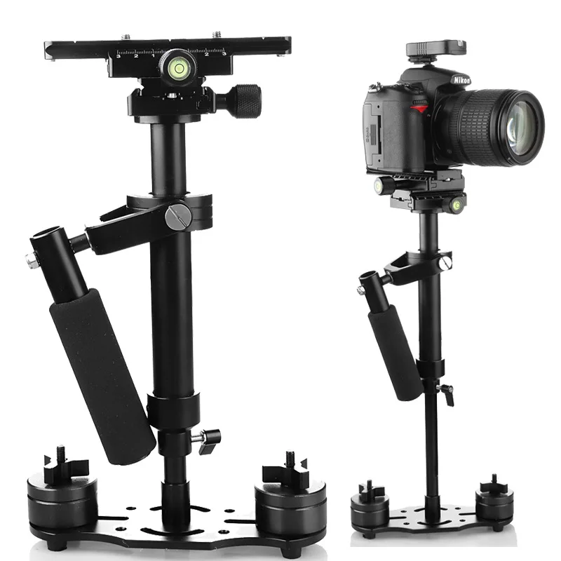 Штатив s40 40 см Ручной Стабилизатор для камер Canon 5d3 60d 750d Nikon d90 d850 GoPro AEE DSLR|stabilizer