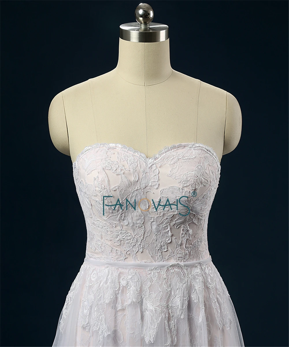 Великолепное платье из двух предметов для свадьбы со съемной юбкой и шлейфом