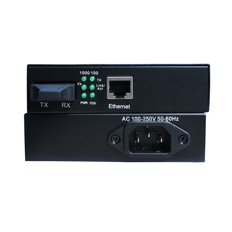 Бесплатная доставка оптоволоконный конвертер одномодовый волоконный linsn SC801