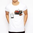 Новейшая забавная Футболка с принтом Спящая суши, модная футболка с рисунком для сна, летняя мужская футболка, новинка, крутая футболка, топы