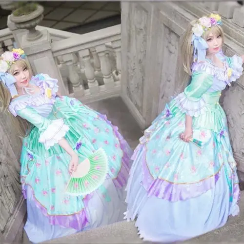 2017 гарантия! Love Live! Платье для косплея минами Кодори UR карточка принцессы ротро