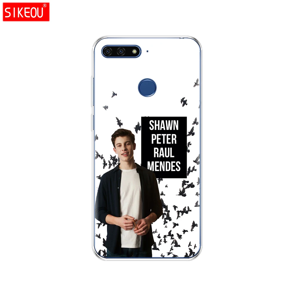 Силиконовый чехол для телефона Huawei Honor 7A PRO 7C Y5 Y6 Y7 Y9 2017 2018 Prime Shawn Mendes Magcon