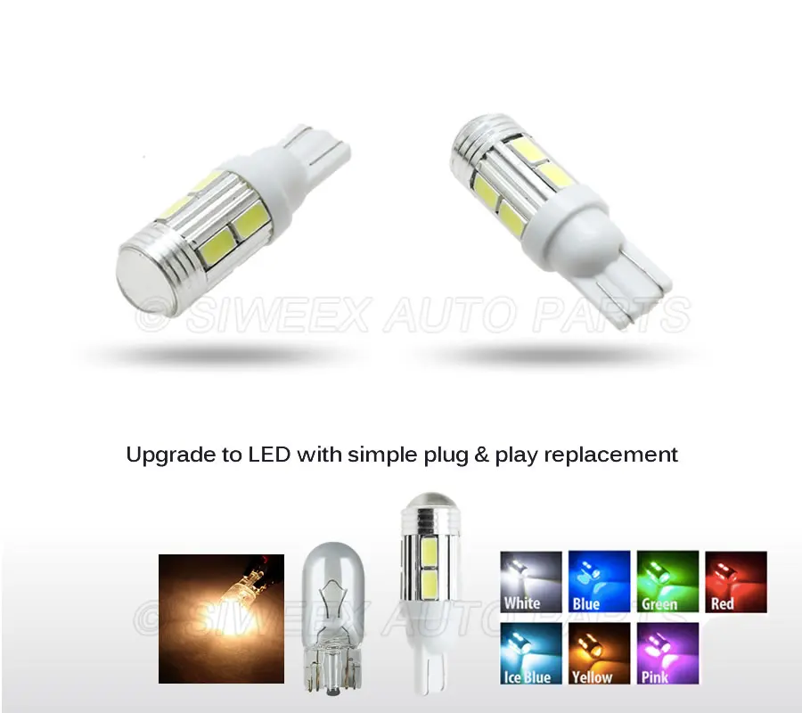 Светодиодсветильник лампы T10 194 W5W 10 SMD 5630 автомобильный Стайлинг