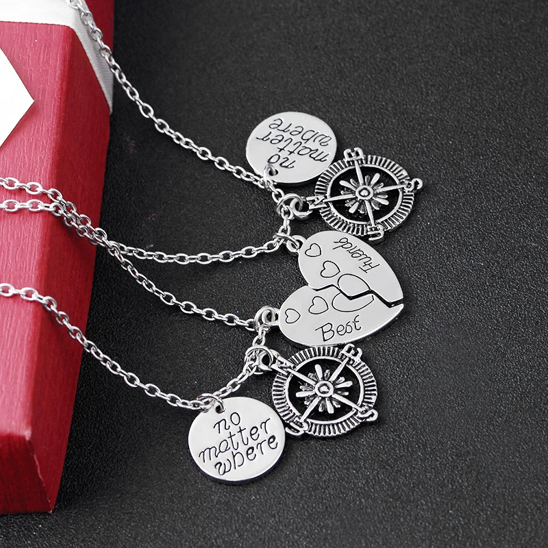 Ожерелья дружбы на большом расстоянии 2 шт./комплект|gift gifts|gift friendgift compass |