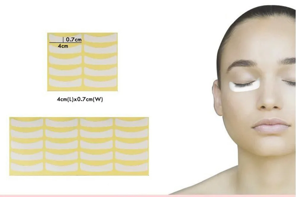 Новый тончайшее 100 пар глаз колодки под глаза патч наращивание ресниц