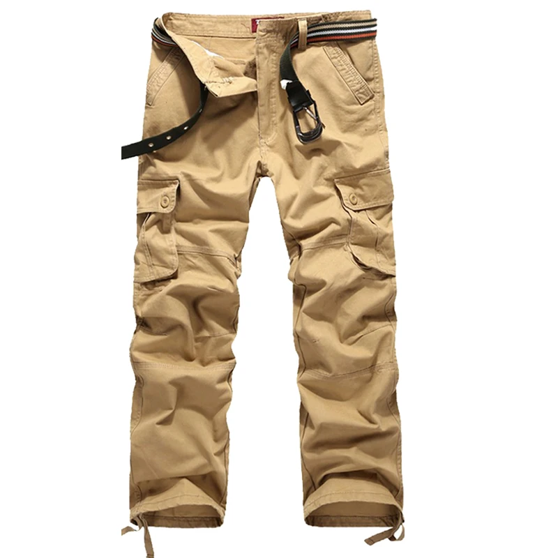 Для мужчин тренировочные штаны Военное Дело Стиль тактические грузовые