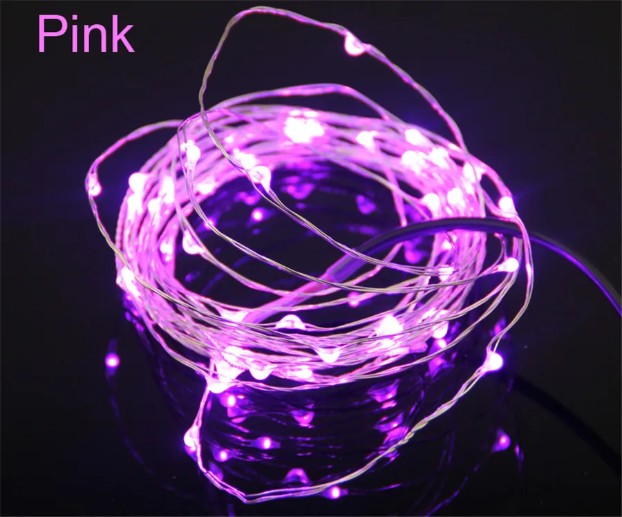 Светодиодная гирлянда 10 м 33 фута 100 светодиодов 5 В питание от USB|string lights 10m|light 10mled
