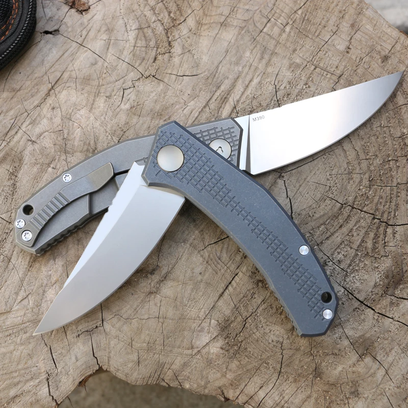 Складной нож Green thorn m390 steel TC4 титановая ручка карманный кухонный для кемпинга и