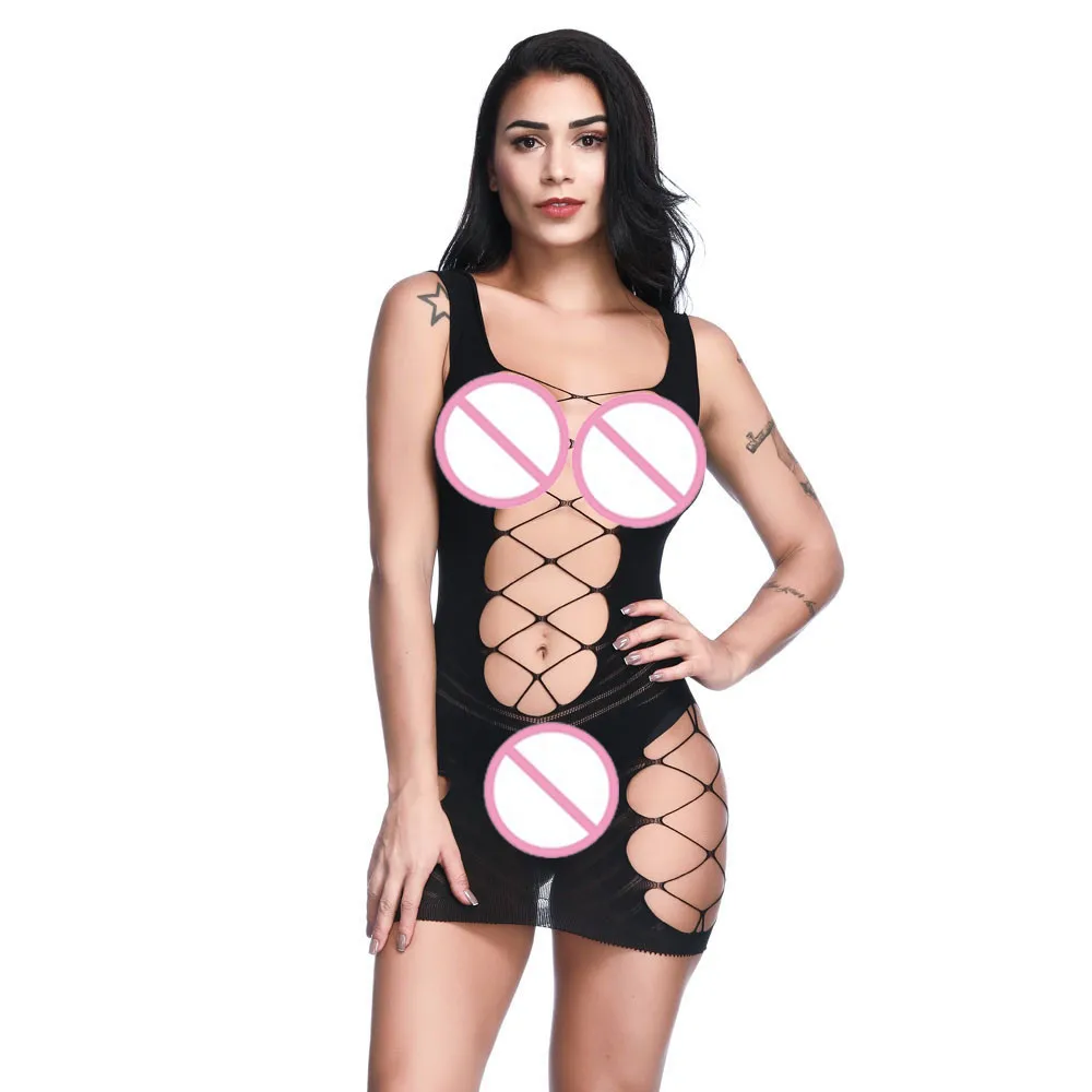 Женское нижнее белье сексуальное ночное Дамское кружевное платье Babydoll для сна