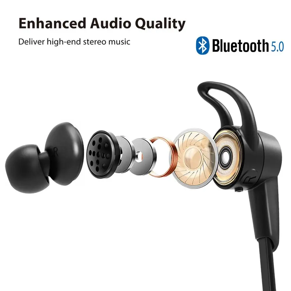 Avantree NB17 Bluetooth 5 0 шейные наушники с активным шумоподавлением ANC IPX5