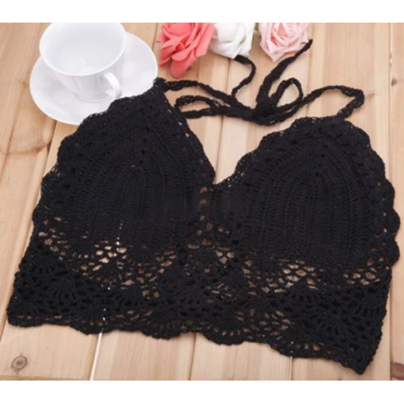 Новинка 2017 модный сексуальный женский вязаный бюстгальтер без косточек продавец