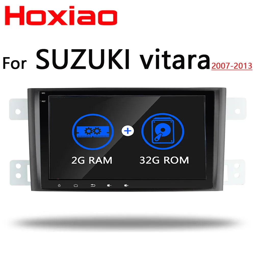 2G Автомобильный Android dvd-плеер для Suzuki Grand Vitara Escudo JT 2007-2013 8 дюймов gps навигация Bluetooth WiFi Can-Bus BT RDS 2 din - Цвет: 2G
