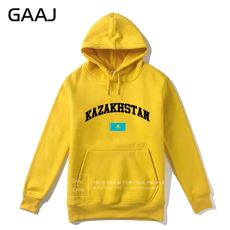 GAAJ Kazakhstan Flag мужская толстовка женская мужская на молнии Повседневная флисовая толстовка с капюшоном пальто Мужская Уличная одежда Felpe# GUJQ8
