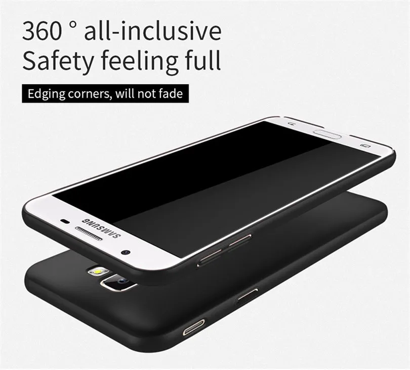 360 Full Protection Matte Case For Samsung Galaxy J5 Prime Hard Plastic Back Cover Housing Phone Cases J2 J7 | Мобильные телефоны и