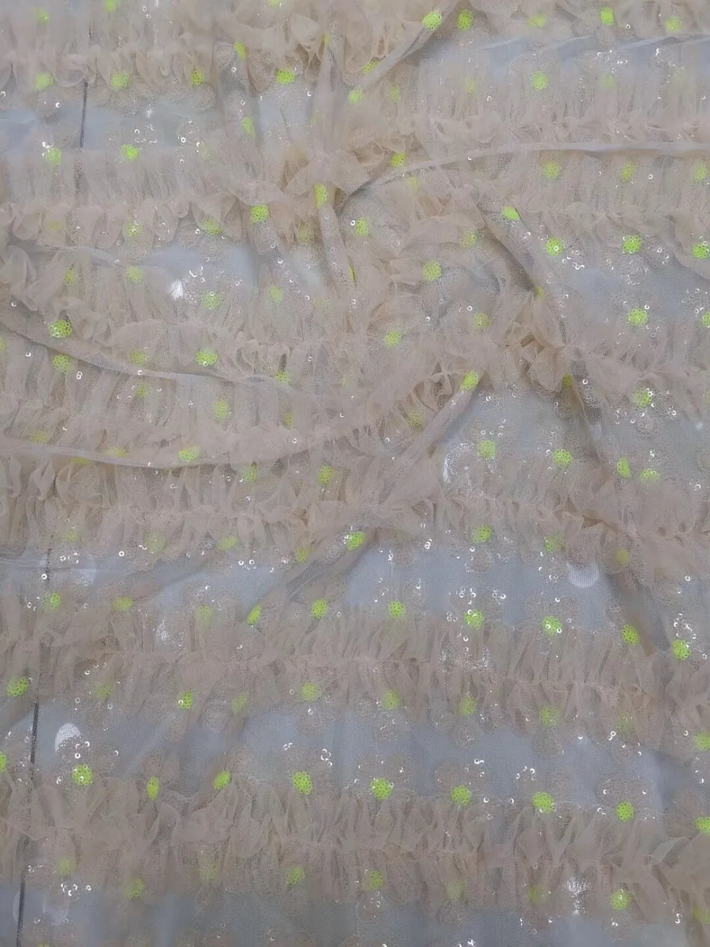 Африканская кружевная ткань для aso ebi кремовый желтый Французский кружевной