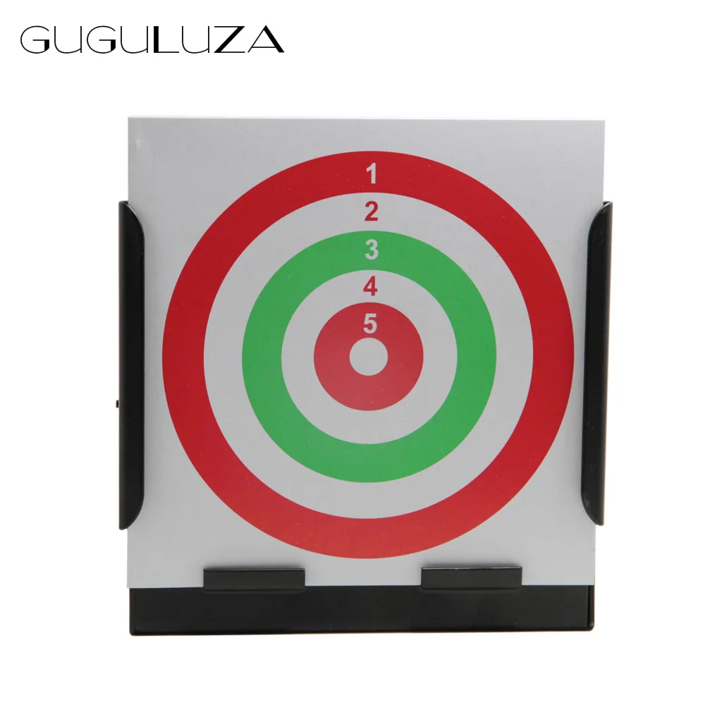 

GUGULUZA NEW Paper Target Box Air Gun Shooting Target Case Holder Archery Metal Target Box Bow Arrow Gun Hunting Accessory