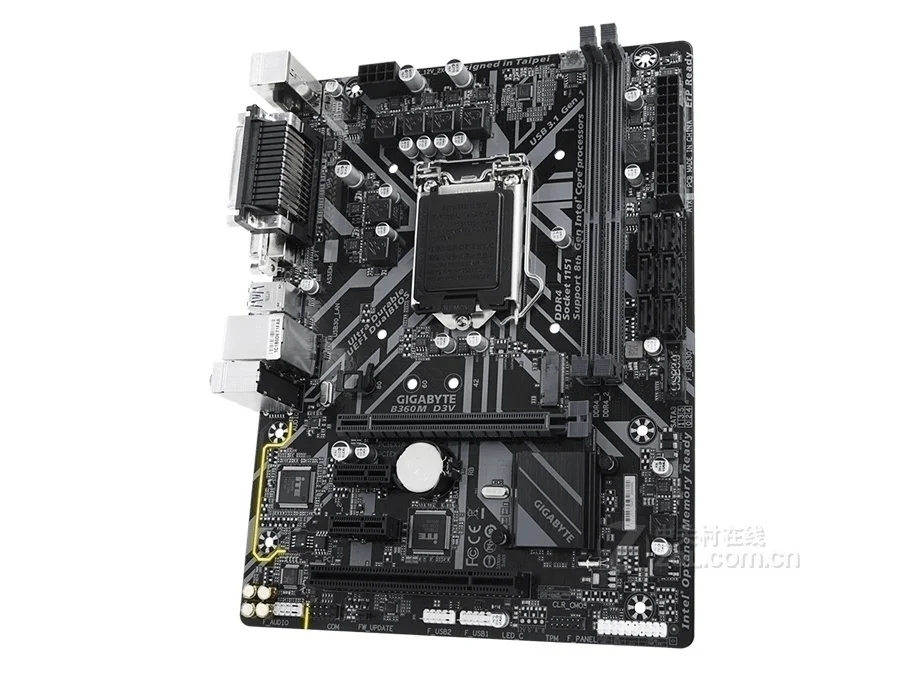 Новая оригинальная материнская плата Gigabyte B360M D3V LGA 1151 DDR4 DVI VGA B360 Micro ATX десктопные