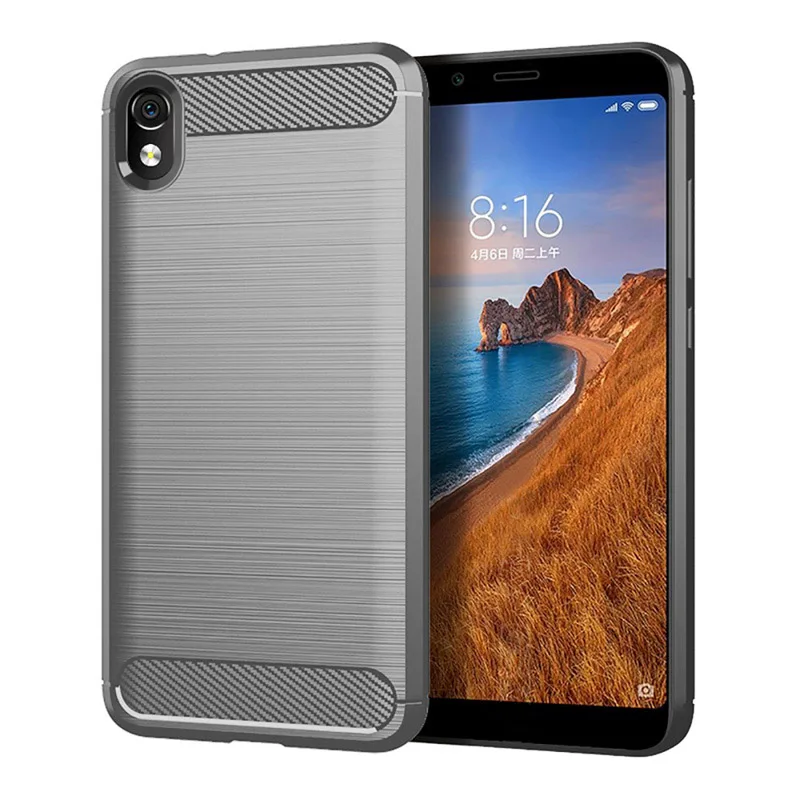 Gray Армированный прочный силиконовый чехол для Xiao mi Red mi Note 8T 8 Pro 7 6 5 8A 7A GO S2 K20 чехол s mi A3 9 Lite Note 10 SE A2 mi 9T чехол - Цвет: Gray