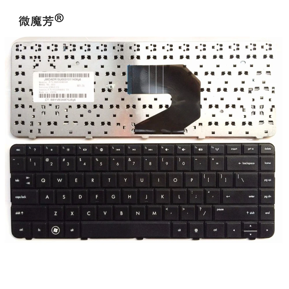 Английская клавиатура для ноутбука HP 250 G1 255 430 431 435 436 455 630 631 635 636 650 655 Compaq US|keyboard for