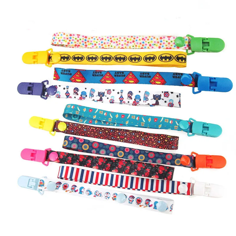 Baby Pacifier Clips Chain Cartoon Funny Dummy Nipple Belt Teether Holder Clip For Safe Soother G0046 |