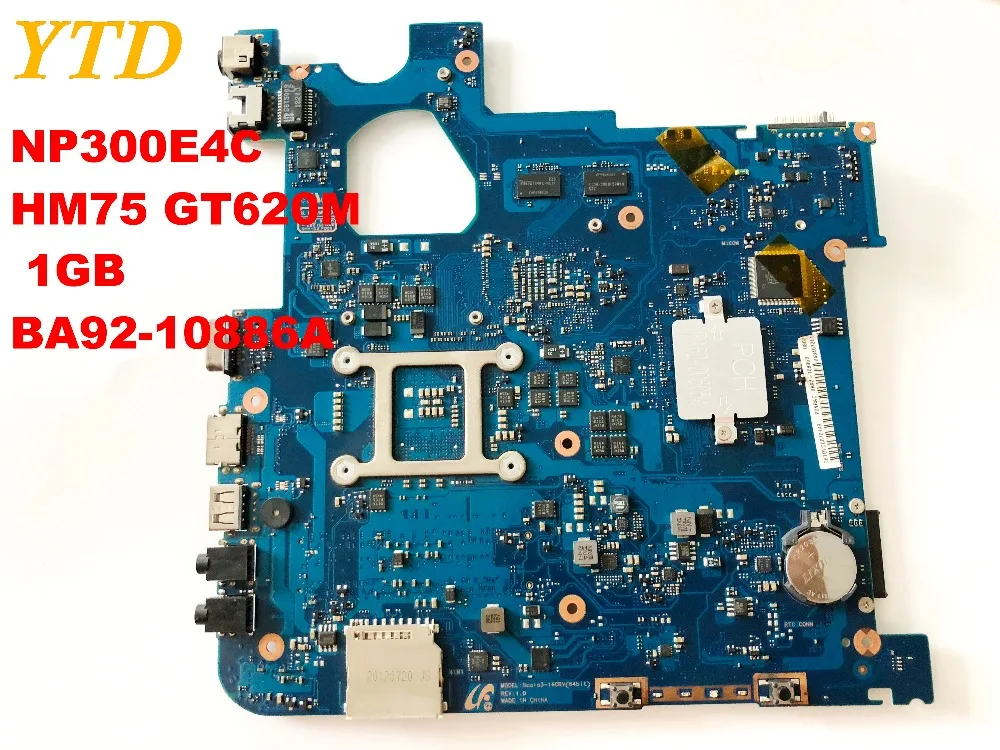 Оригинальное для SAMSUNG NP300E4C Материнская плата ноутбука HM75 GT620M 1 ГБ BA92 10886A