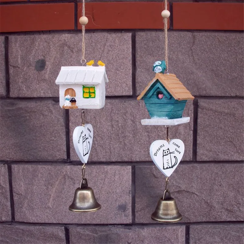 Креативный смоляный прекрасный дом ветер звонок с орнаментами мультфильм