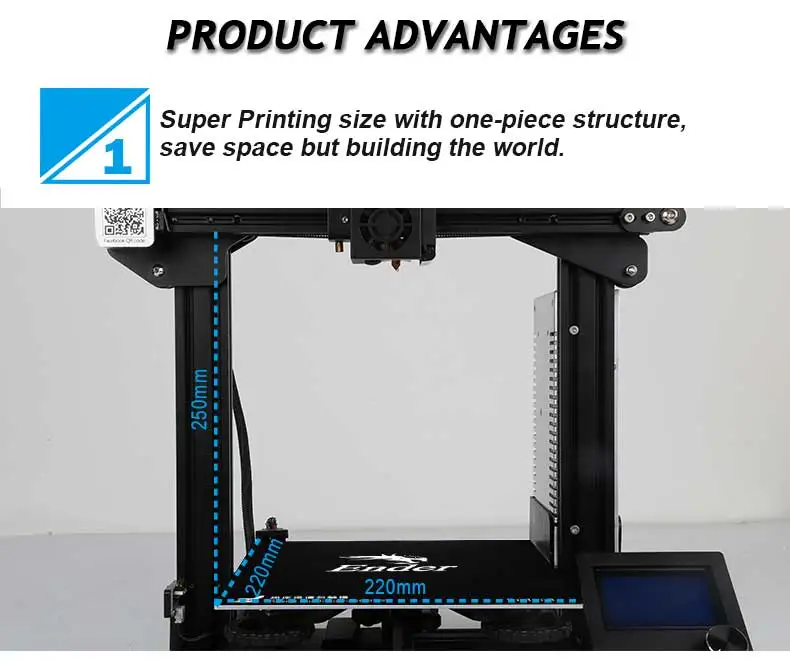 Новое поступление CREALITY 3d принтер Ender-3/3x/3Pro с 3 насадками/2PLA/силикон, V-slot Resume power Failed Printing DIY KIT Hotbed