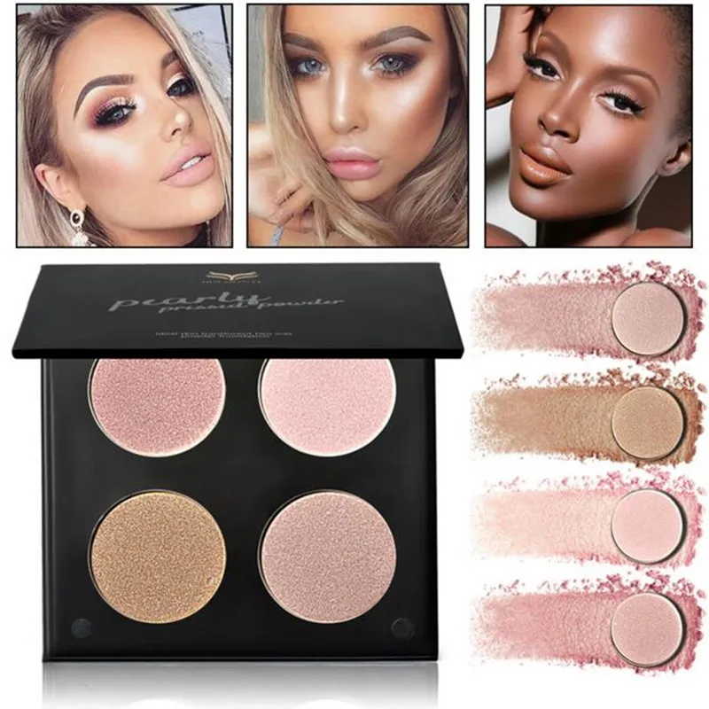 Новинка 4 цвета Iluminador Maquillaje Уход за кожей лица Косметическая пудра