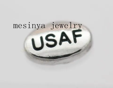 10 шт. Плавающие Подвески USAF для стеклянного медальона минимальное количество