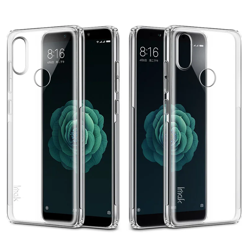 IMAK Air сумка защиты корпуса для Xiaomi mi 6x ТПУ Прозрачная крышка антидетонационных