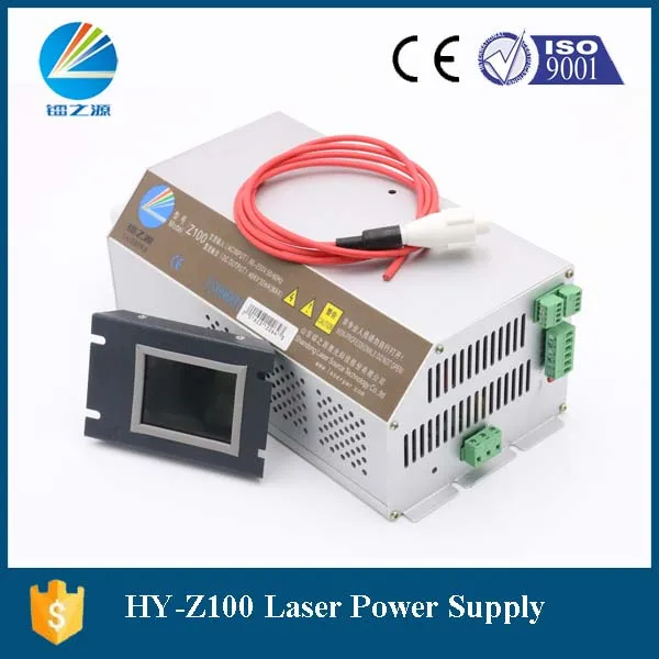 100 Вт акриловый режущий/гравировальный станок Power Box Z100 с экраном|Регуляторы