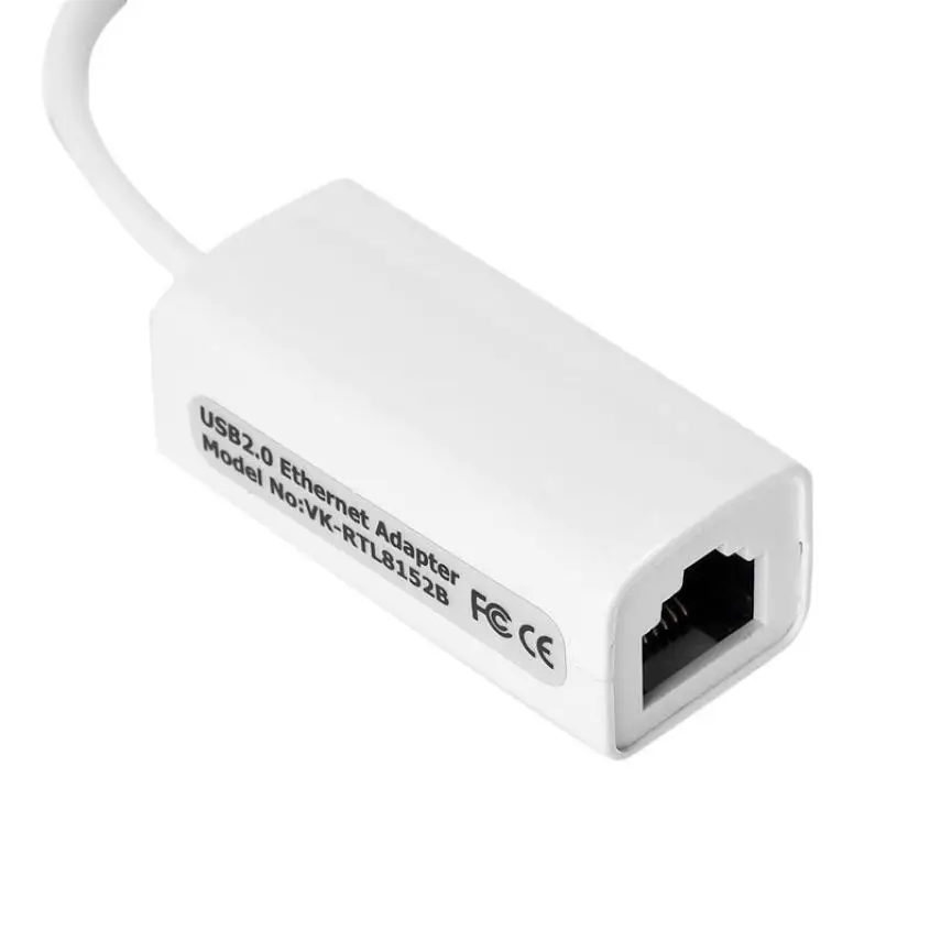 Хорошие продажи USB 2,0 10/100 Мбит/с Gigabit Ethernet адаптер внешняя Сетевая карта LAN 12 января