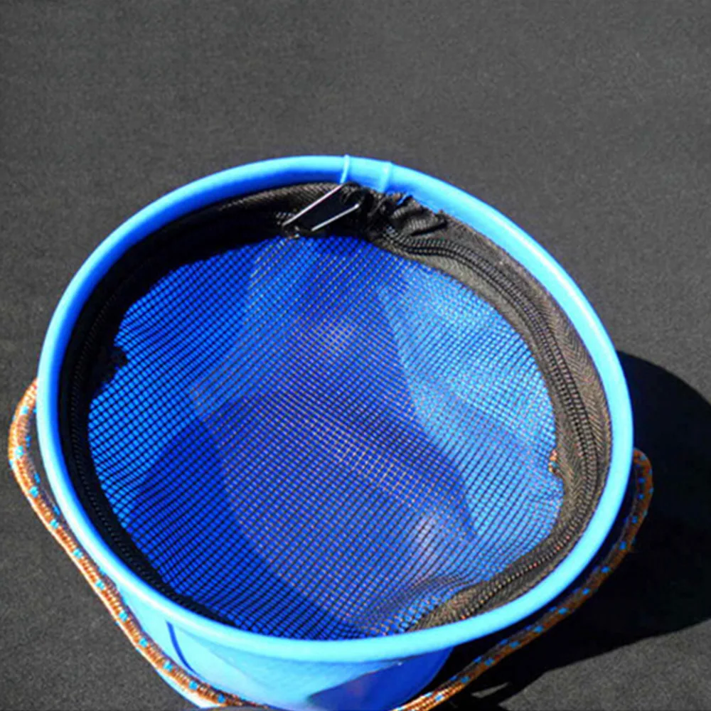 

Portable Folding EVA Bucket Live Fish Water Storage Tools Fly Carp Container with Long Rope Fishing Accessories Tackle