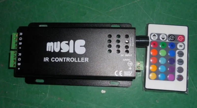 

IR LED music controller;DC12V input;Max 3A each channel output