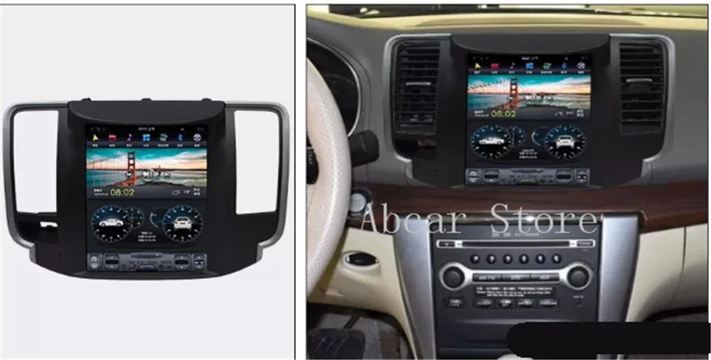 10,4 ''Tesla стиль Android 8,1 автомобильный dvd-плеер gps навигация для NISSAN Teana 2008-2011 стерео радио головное устройство мультимедиа px6