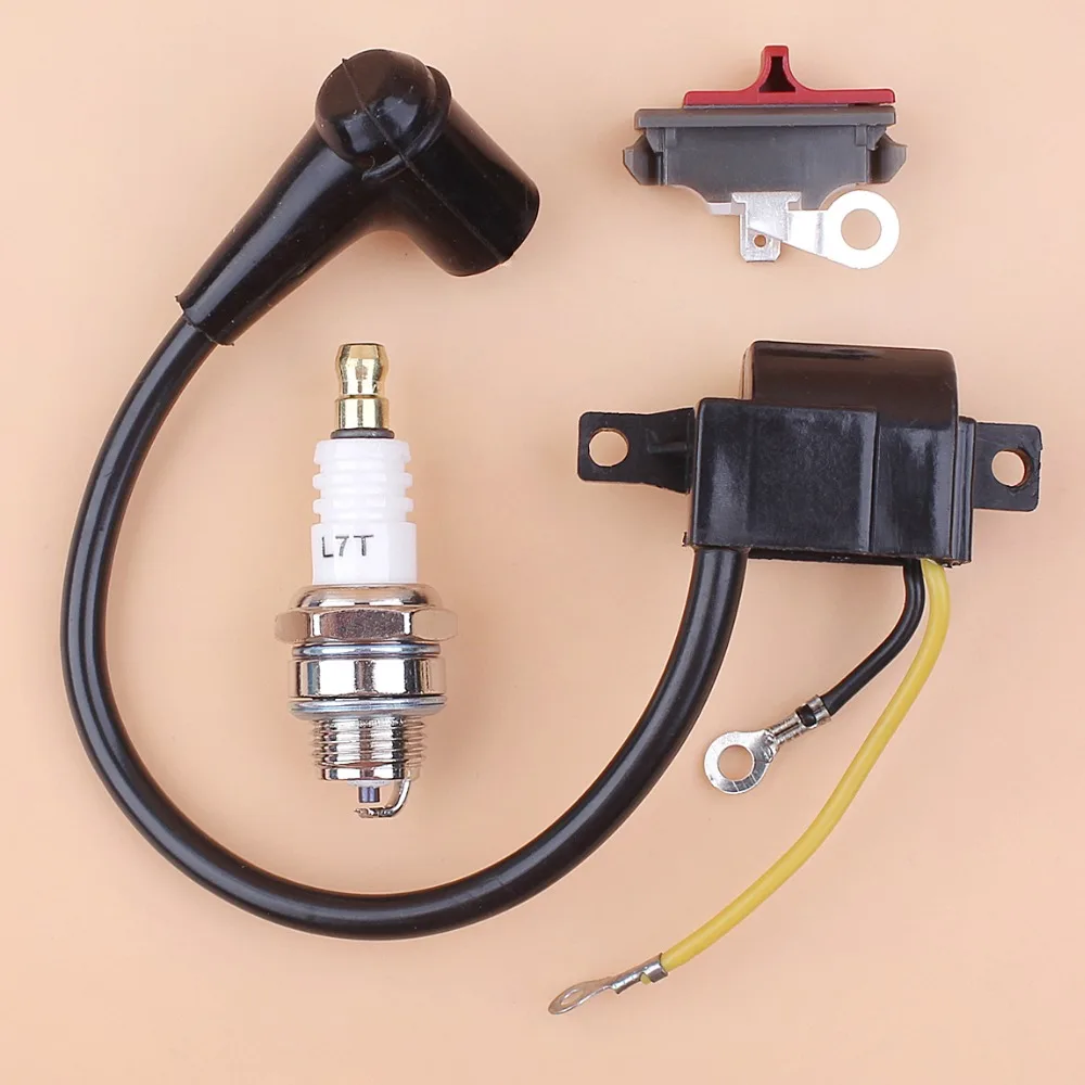 Старый тип катушка зажигания Модуль Переключатель Свеча Комплект для HUSQVARNA 266 61 66