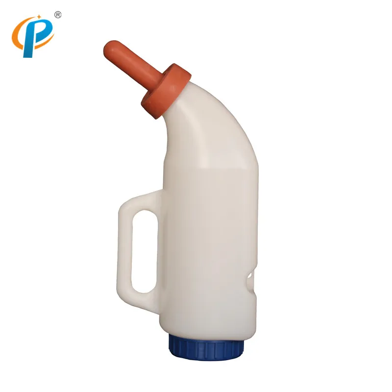 2 литровая пластиковая бутылочка для молока с ручкой кормления животных | Дом и
