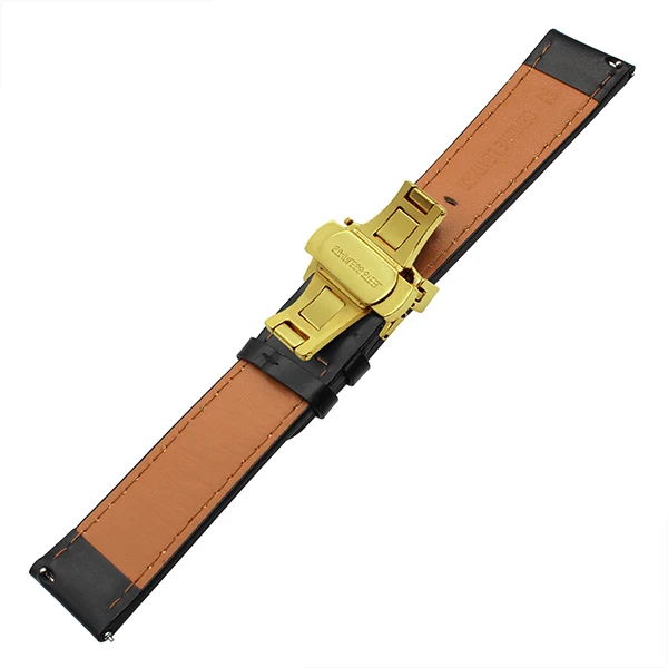 22 мм Trefoil ремешок для часов из натуральной кожи для Xiaomi Huami Amazfit Pace/Stratos 2 2S Quick Release
